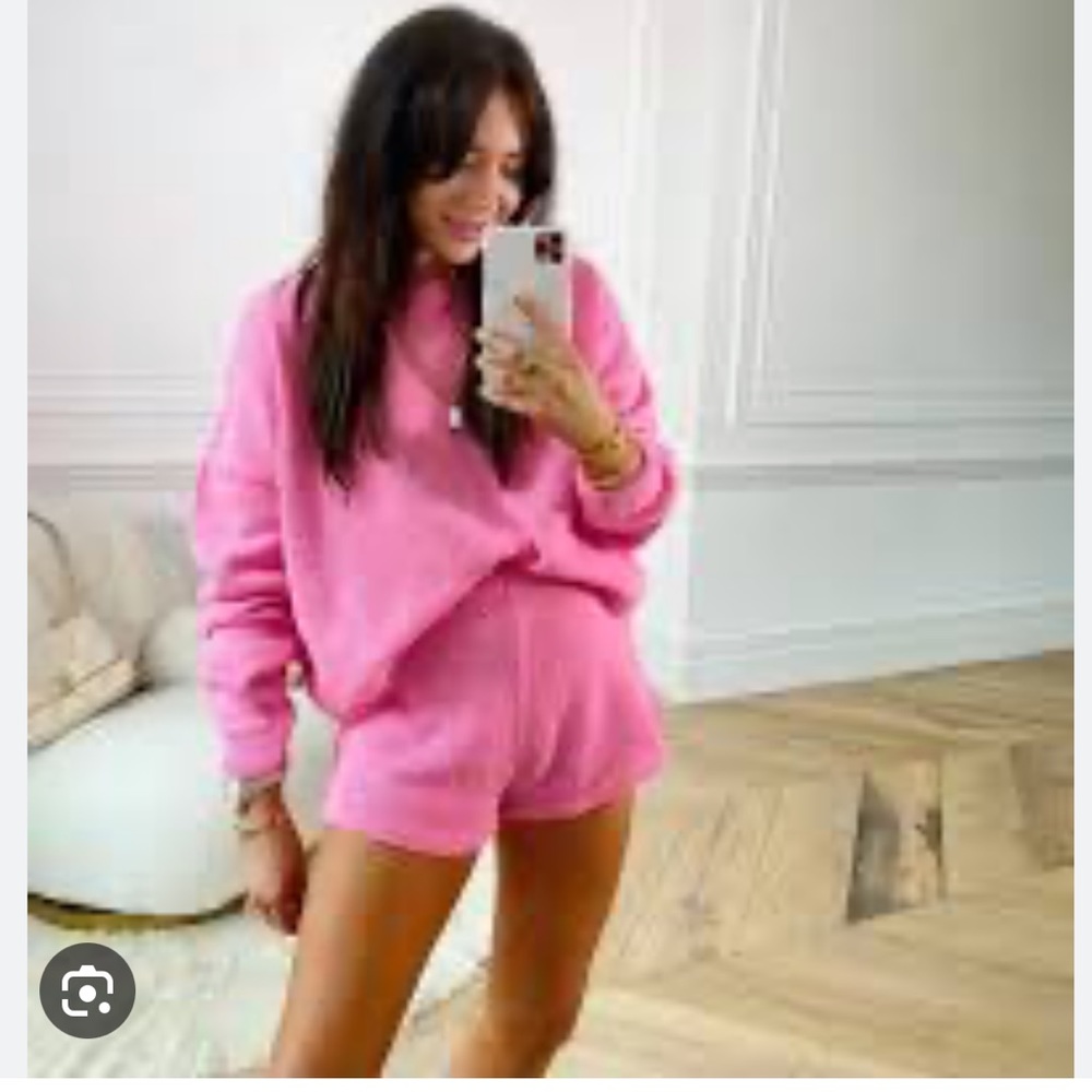 💖Pink Set In The Style Co-Ord Knit Top & Short💖